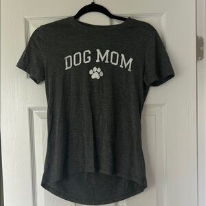 Dog Mom Gray T-Shirt